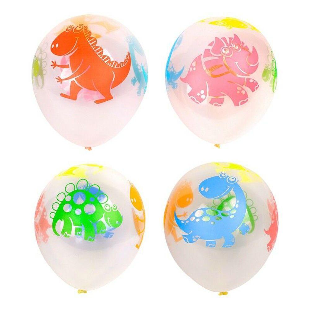 [Elegan] Balon Dinosaurus Liar 12inch 10pcs Jurassic Natal Nikmat Baby Shower Hadiah Dekorasi Ulang Tahun