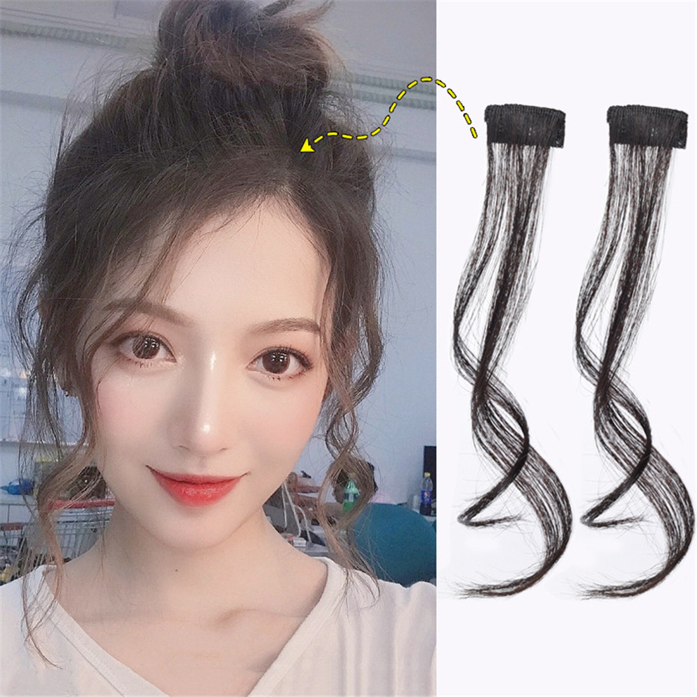Rambut Palsu Model Pendek Natural Dengan Klip Untuk Extension
