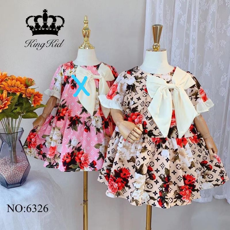 Dress anak king kid/dress anak import premium