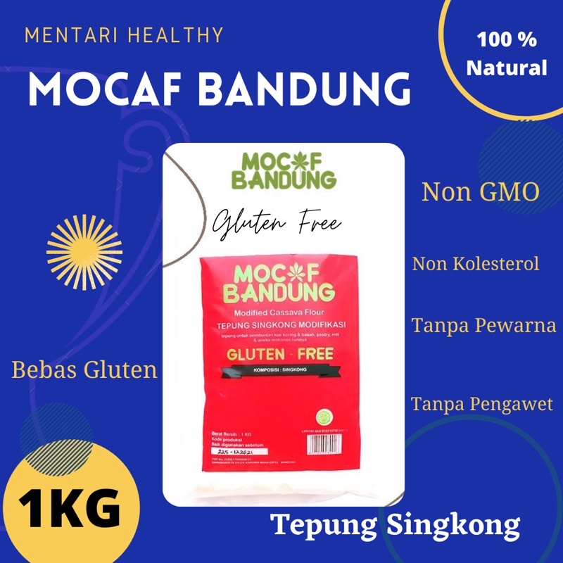 

Tepung Mocaf 1kg / Mocaf Bandung 1kg / Tepung Singkong 1kg