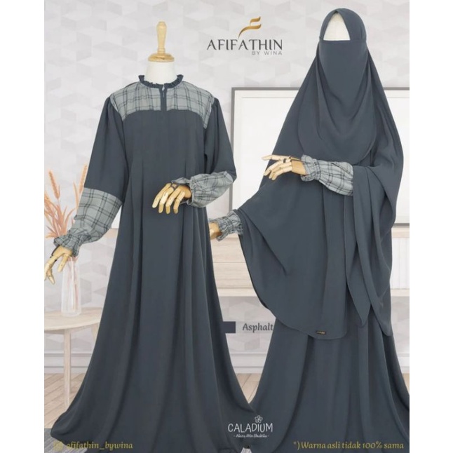 Gamis Set Caladium by Afifathin