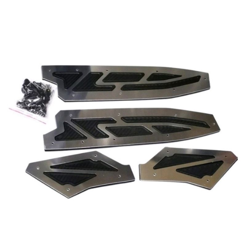 bordesh adv pijakan kaki adv bordes adv kualitas inport bahan almunium cnc karet tebal