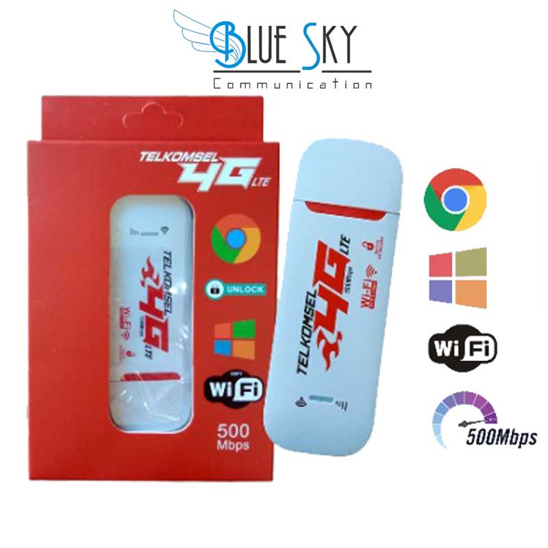 MODEM 4G LTE USB WIFI XIDOL K5188 TELKOMSEL 500MBPS ALL OPERATOR GSM