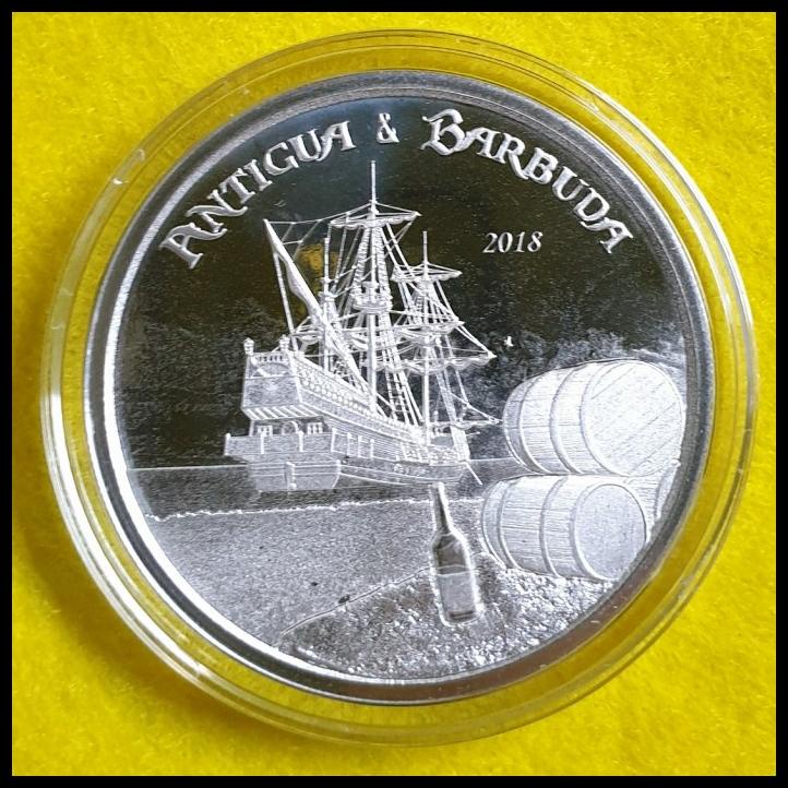 Koin Perak Karibia - 1 Oz Pure Silver Batangan