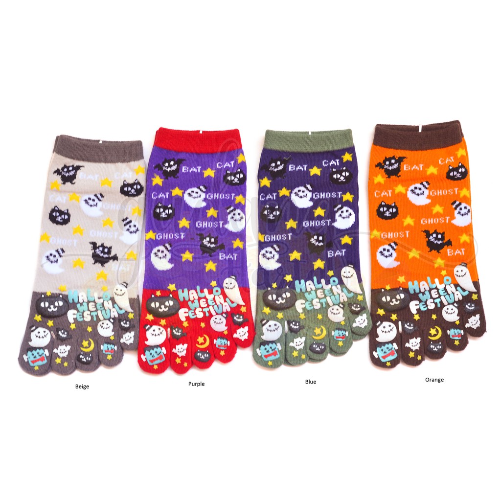 Kaos Kaki Lima Jari Halloween Series Ghost Witch GH 103215