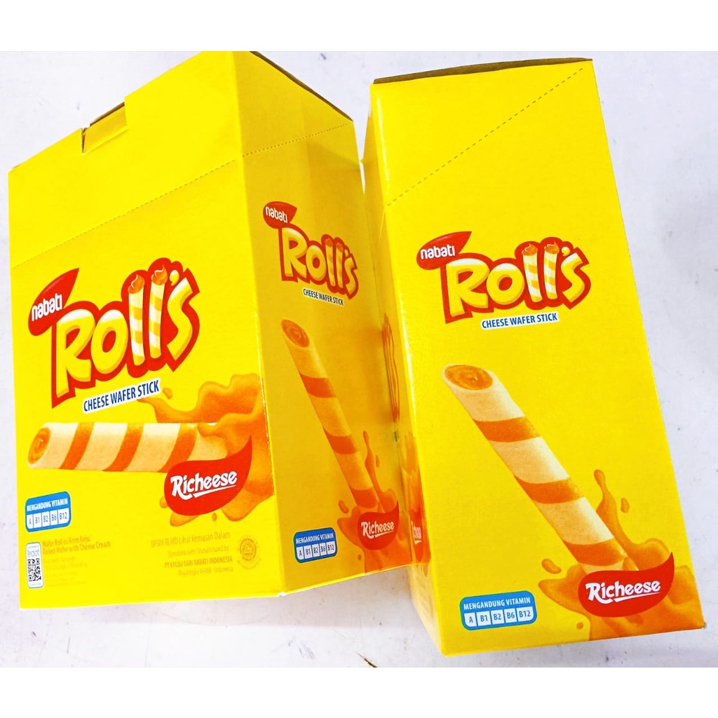

nabati Richeese ROLL'S - Wafer Stik Keju