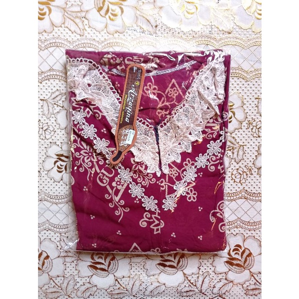 PROMO TERLARIS LONGDRES DASTER RENDA ARAB CALISTA RESLETING DEPAN BUSUI TERMURAH GAMIS CANTIK-Merah Maron