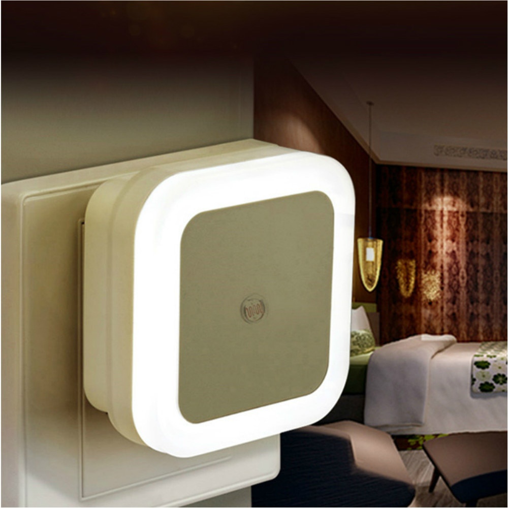 Lampu Tidur Lampu Kamar Lampu Malam sensor cahaya automatic menyala saat gelap 220V 0.5W EU Plug ED Design minimalis modern Sensor Cahaya EU Plug lampu dekorasi rumah modern minimalis Light Sensor Control Night Light EU Plug Novelty Bedroom Lamp