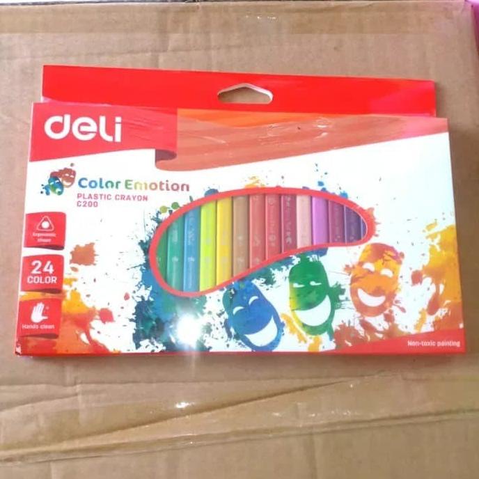 

Pensil Crayon Emotion 24 Warna C200 Deli