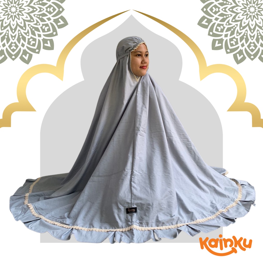 Mukena Dewasa Mukenah katun premium Mukena renda