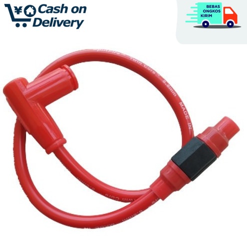 COD MERAH Kabel Busi SPLIT FIRE TWIN CORE Tutup Busi Cop Busi SPLITFIRE