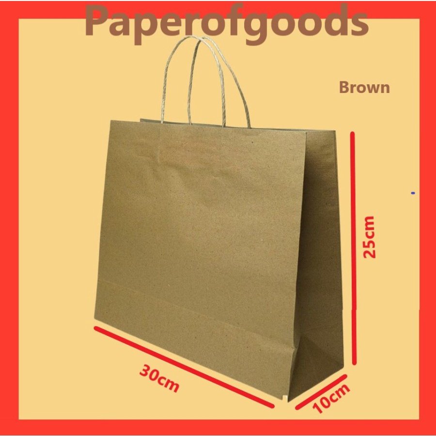

Paperbag paper bag Kantong kertas warna Hijau Tua