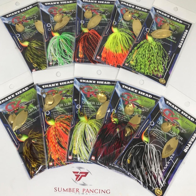 umpan Spinner Bait Toman CK Single Hook