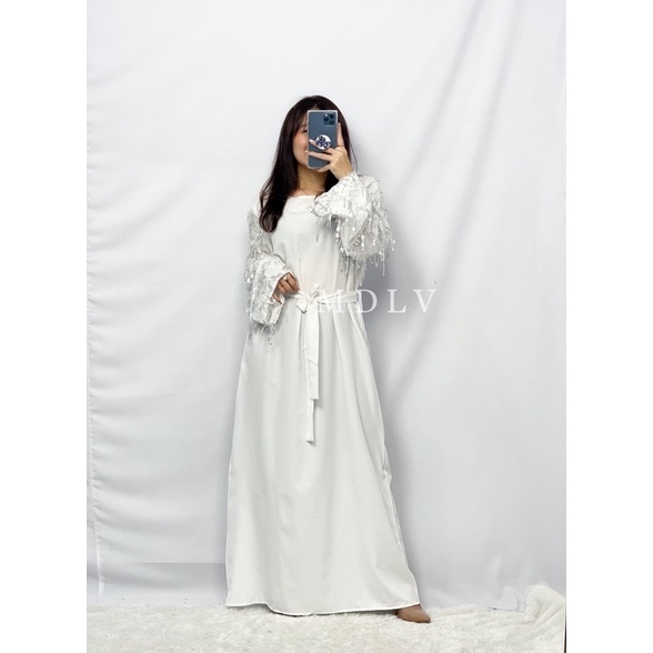 MDLV ~ 04490 Kanza Blink Maxi Dress Maxi Dress Gamis Muslim Gamis Import Fashion Import