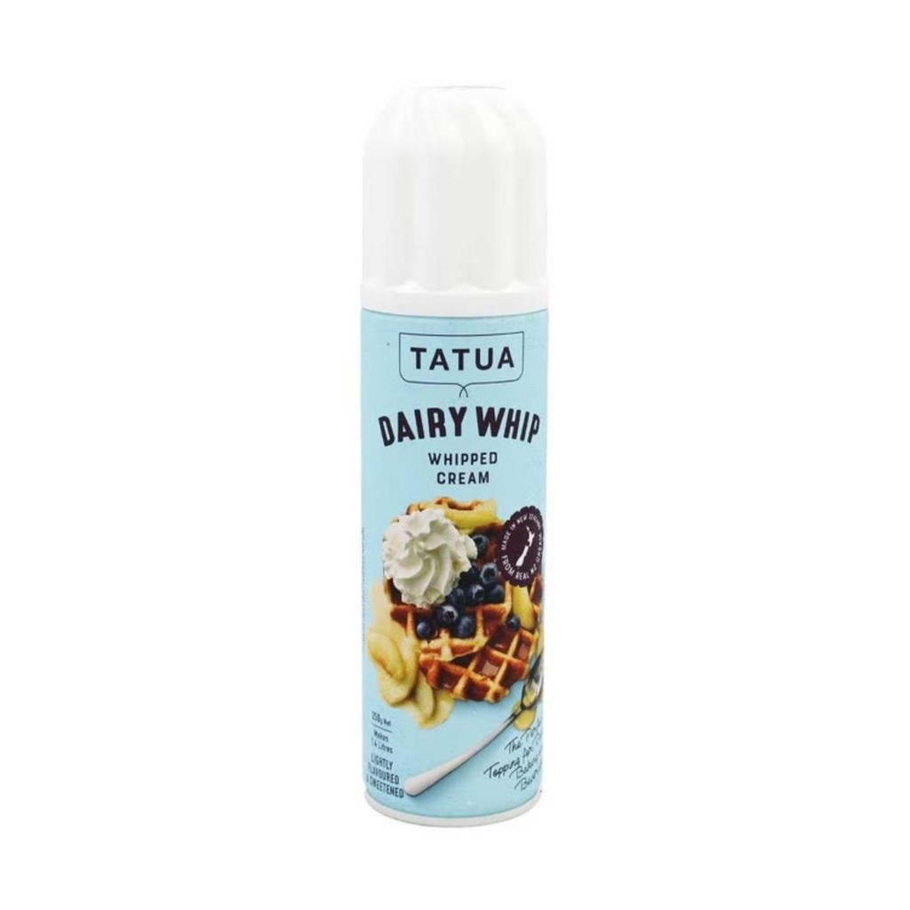 Tatua Dairy Whip Aerosol Whipped Cream 250gr