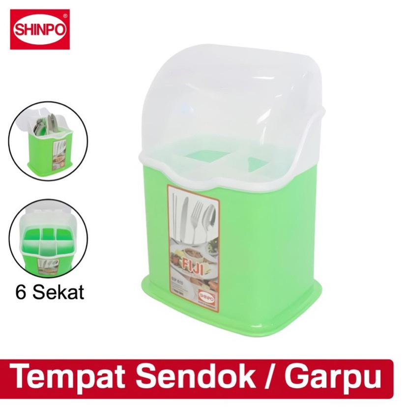 ( BISA COD ) PROMO SHINPO SIP 616 FIJI / TEMPAT SENDOK PLASTIK DENGAN TUTUP / TEMPAT SENDOK FIJI CUTLERY CASE / TEMPAT SENDOK PLASTIK / TEMPAT SENDOK SERBAGUNA / TEMPAT SENDOK GARPU DENGAN TUTUP / TEMPAT SENDOK 6 SEKAT