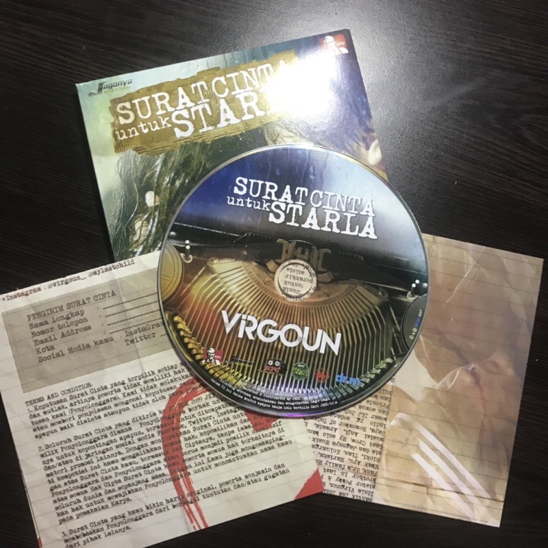CD Virgoun Surat Cinta Untuk Starla From KFC [Preloved]