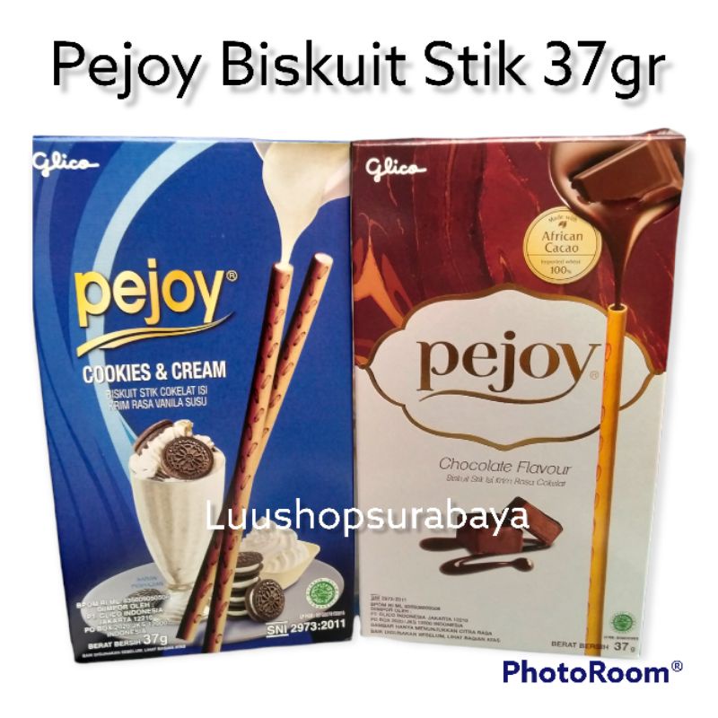 

PEJOY Biskuit Stik Isi Krim Cokelat/Vanila 37gr