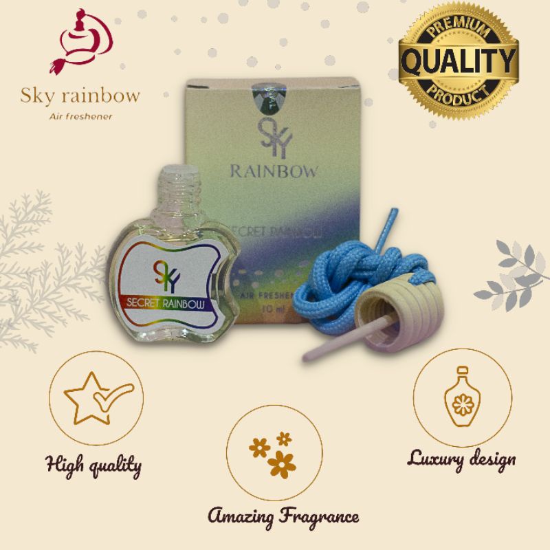 SKY RAINBOW PARFUM MOBIL MEWAH 10 ML ORIGINAL CAR PARFUME AIR FRESHENER ESSENTIAL OIL