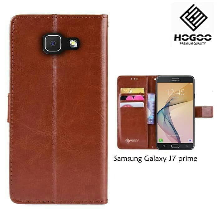 FLIP COVER SAMSUNG J7 PRIME WALET LEATHER FLP DOMPET KULIT QUALITY samsung j7 prime