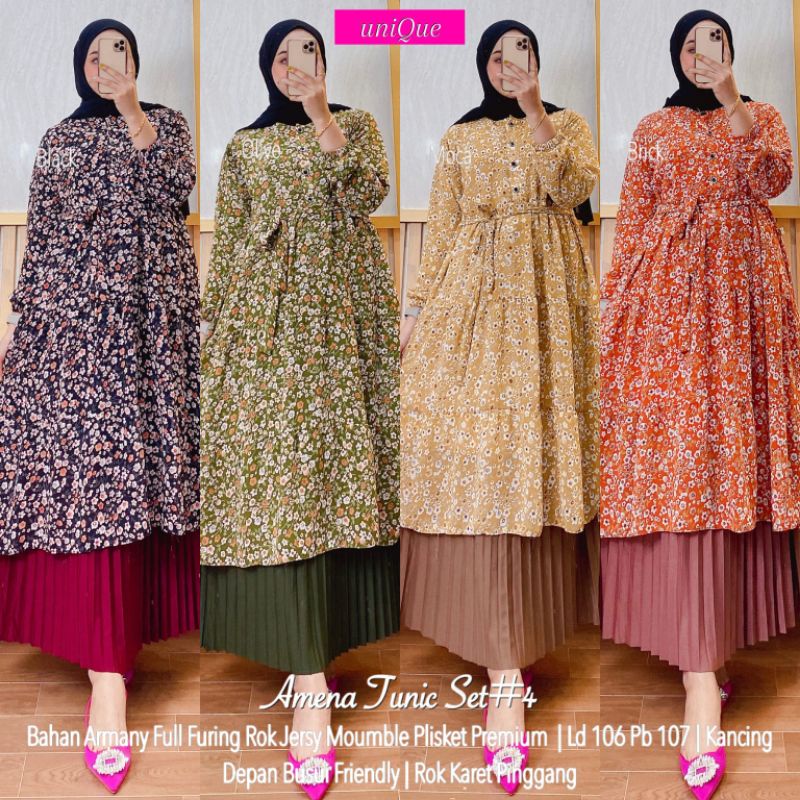 AMENA TUNIC SET BY UNIQUE