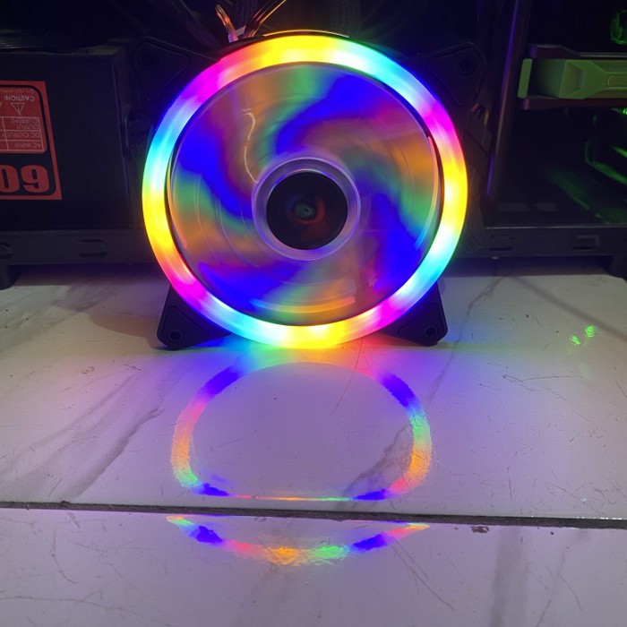 fan casing XBT Thunder RGB Auto / 12cm Double Ring Led - Fan Cace XB-112