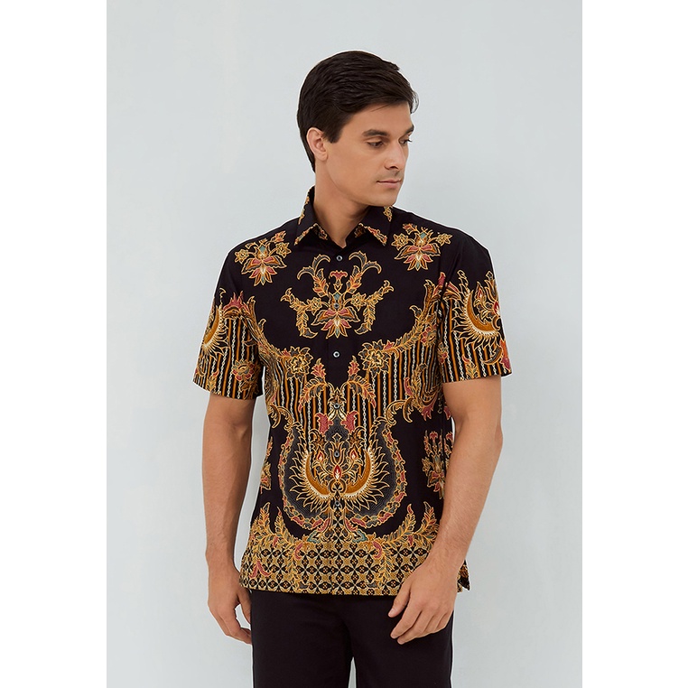 Alisan Kemeja Lengan Pendek Batik Reguler 10661 Merah