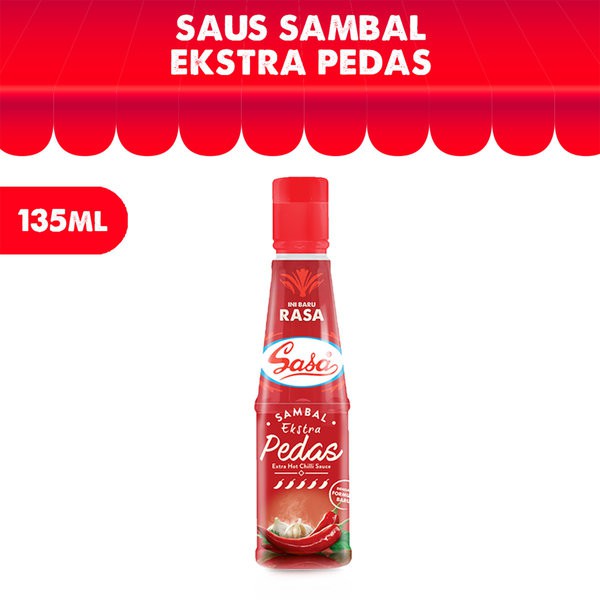 

SASA Extra Hot Chilli Sauce 135ml - Sambal Ekstra Pedas
