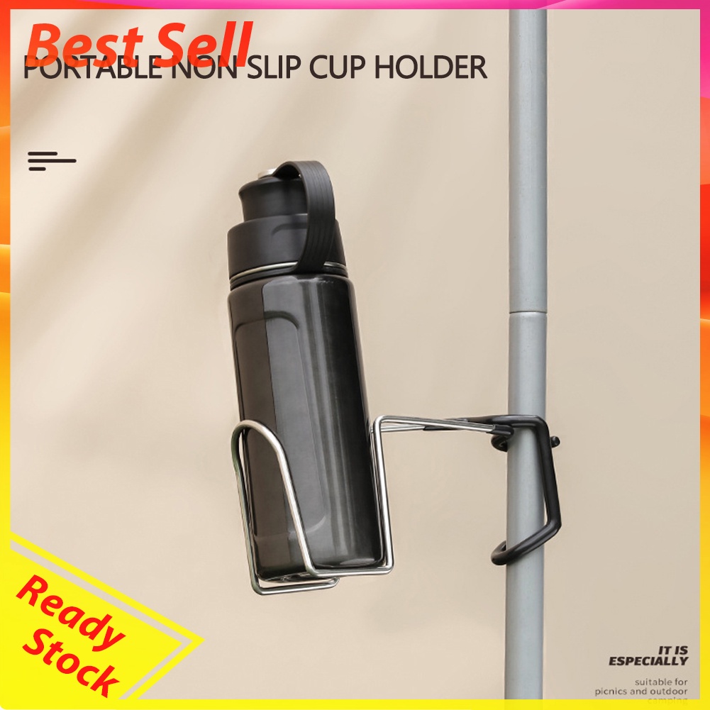 Outdoor Tent Pole Lamp Holder Hook Camping Fishing Hunting Lantern Hanger