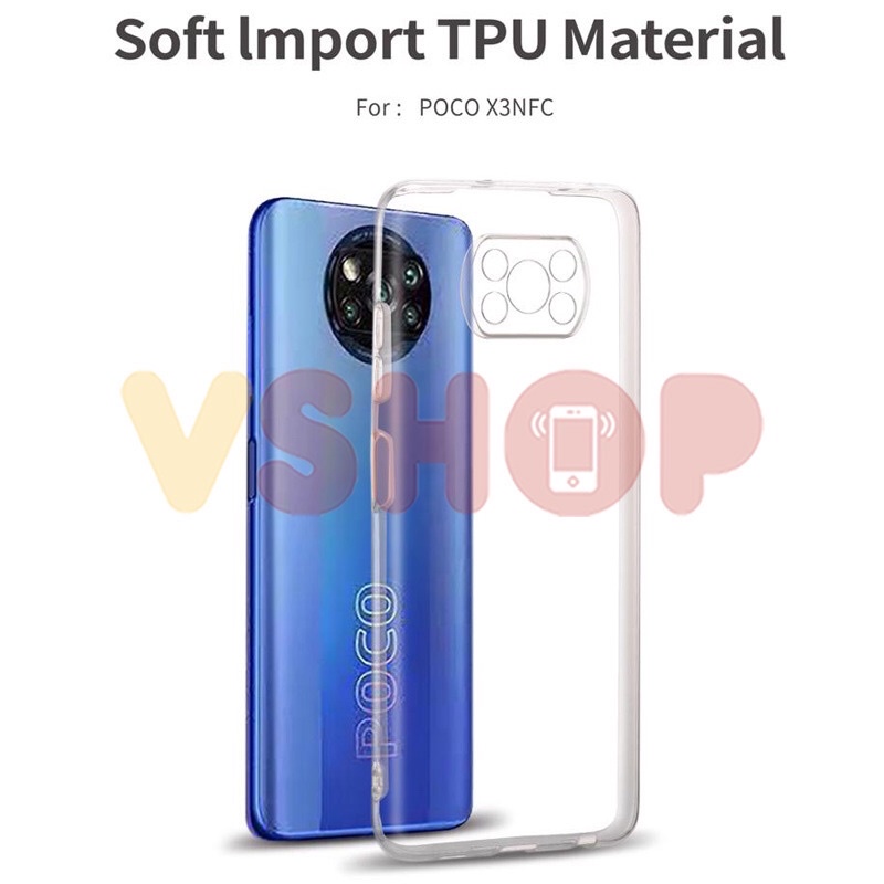 SOFTCASE TRANSPARAN XIAOMI POCOPHONE POCO X3 - X3 NFC X3 PRO CLEAR SOFT CASE