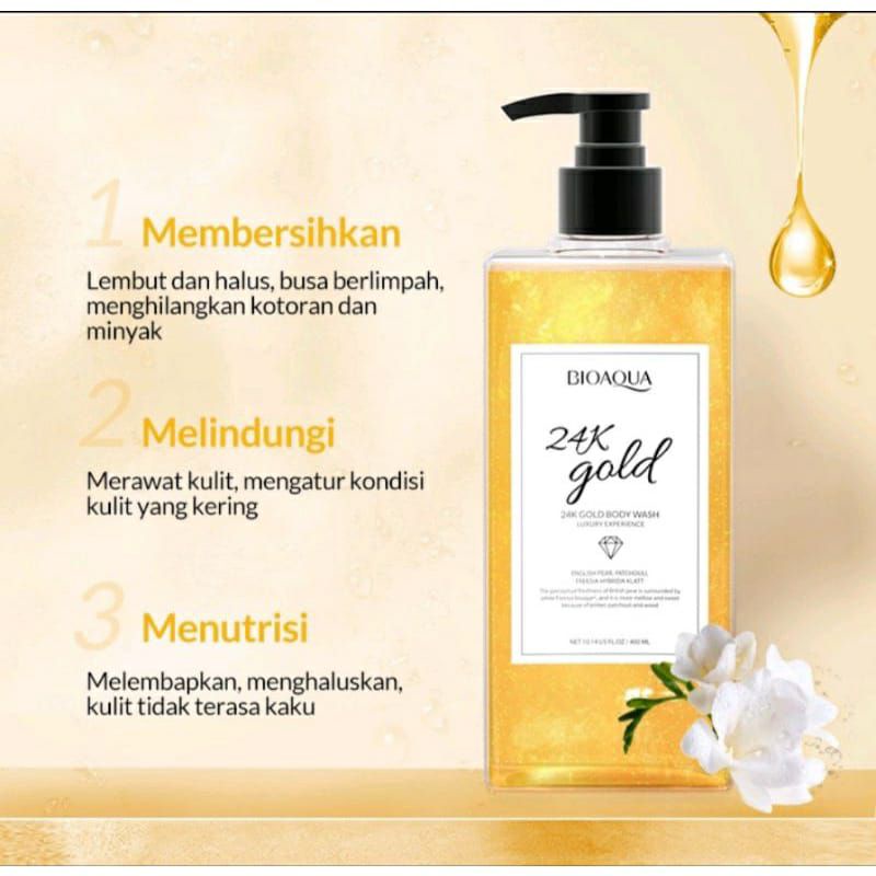 BIOAQUA 24K GOLD BODY WASH