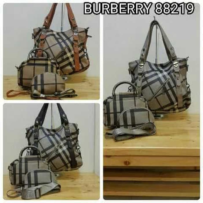TAS SELEMPANG BURBERRY SET ANAK & DOMPET SEMI PREMIUM