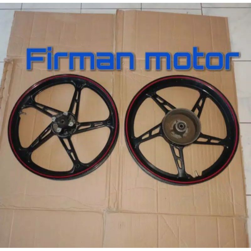 velg vlek pelek racing depan belakang jupiter z1 jupiter burhan original