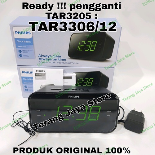 Radio Philips TAR3205 Jam Radio Digital Philips TAR3205 Radio Clock - TAR3306
