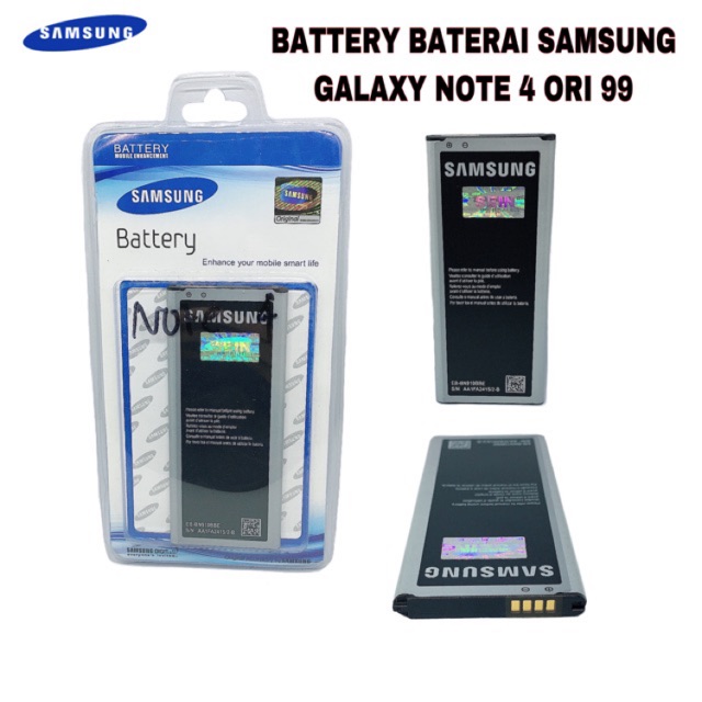 BATTERY BATERAI BATRE SAMSUNG GALAXY NOTE 4 ORIGINAL 99%