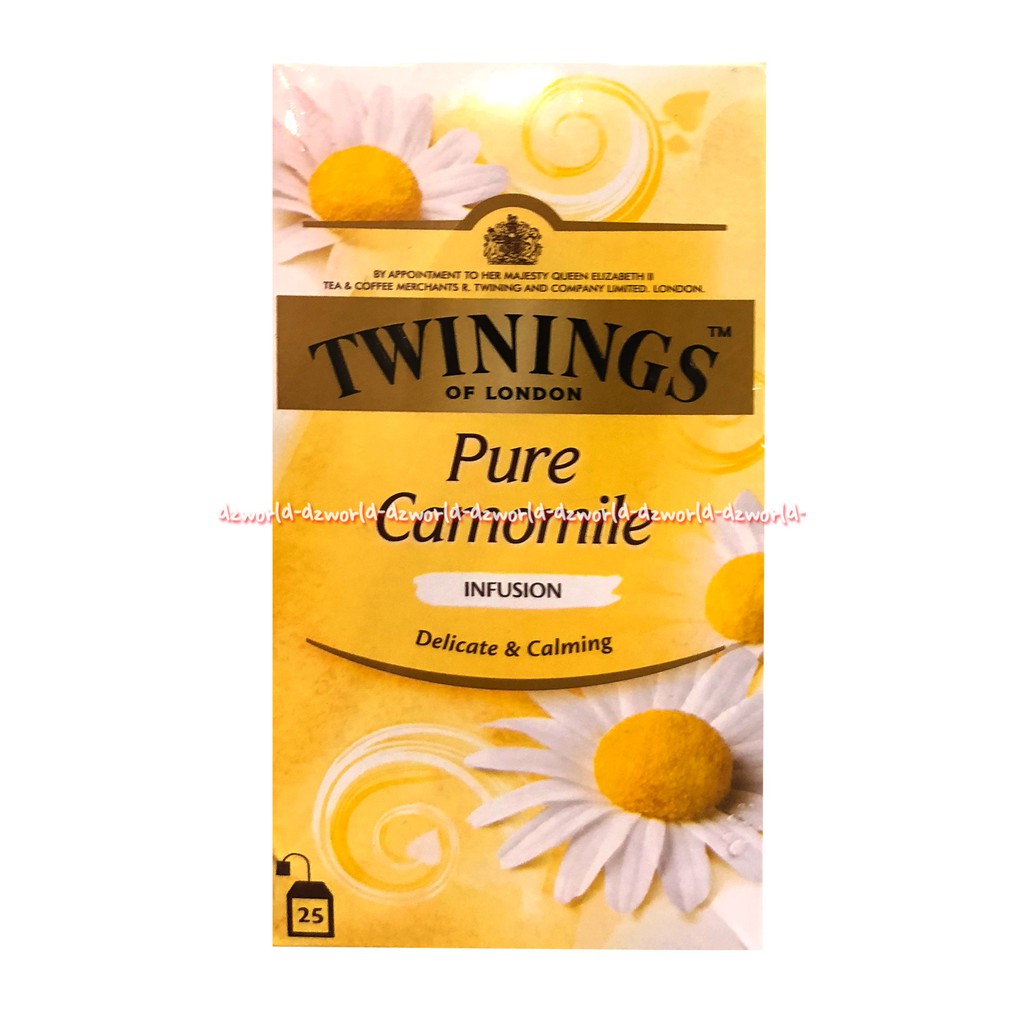 Twinings Of London Pure Camomile Infusion 25pcs Teh Herbal Infusion Teh Import Twining Camomil Kamomile