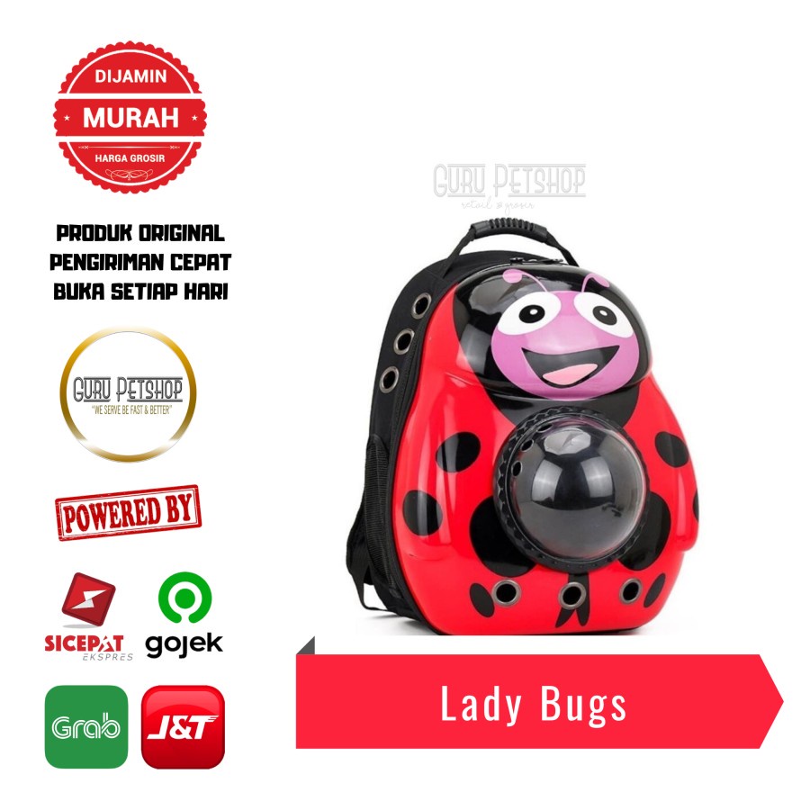 Tas Astronot Kucing 3D Motif Tas Ransel Hewan Pet Carrier