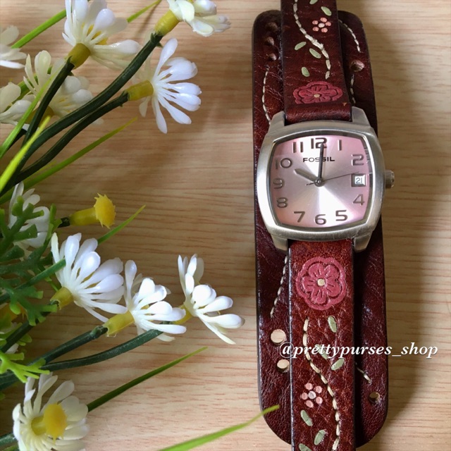 FLASH SALE JAM FOSSIL SAKURA PINK WATCHF