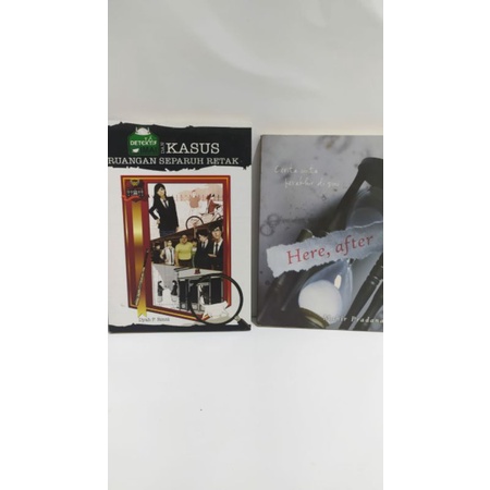 Paket Novel Preloved : Here, after dan Detektif Imai dan kasus ruangan separuh retak
