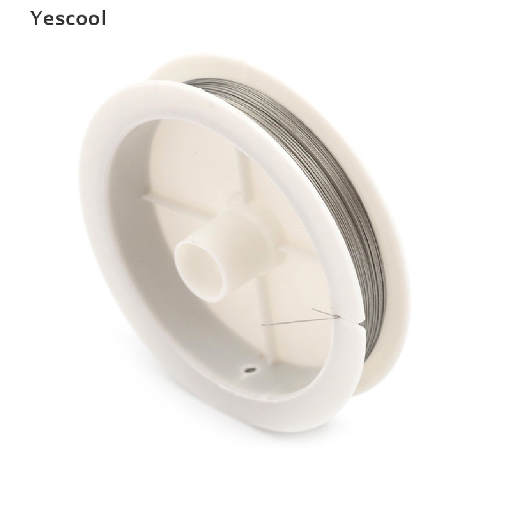 Yescool Kawat Silver 0.3mm Panjang 90m Untuk Kerajinan Tangan