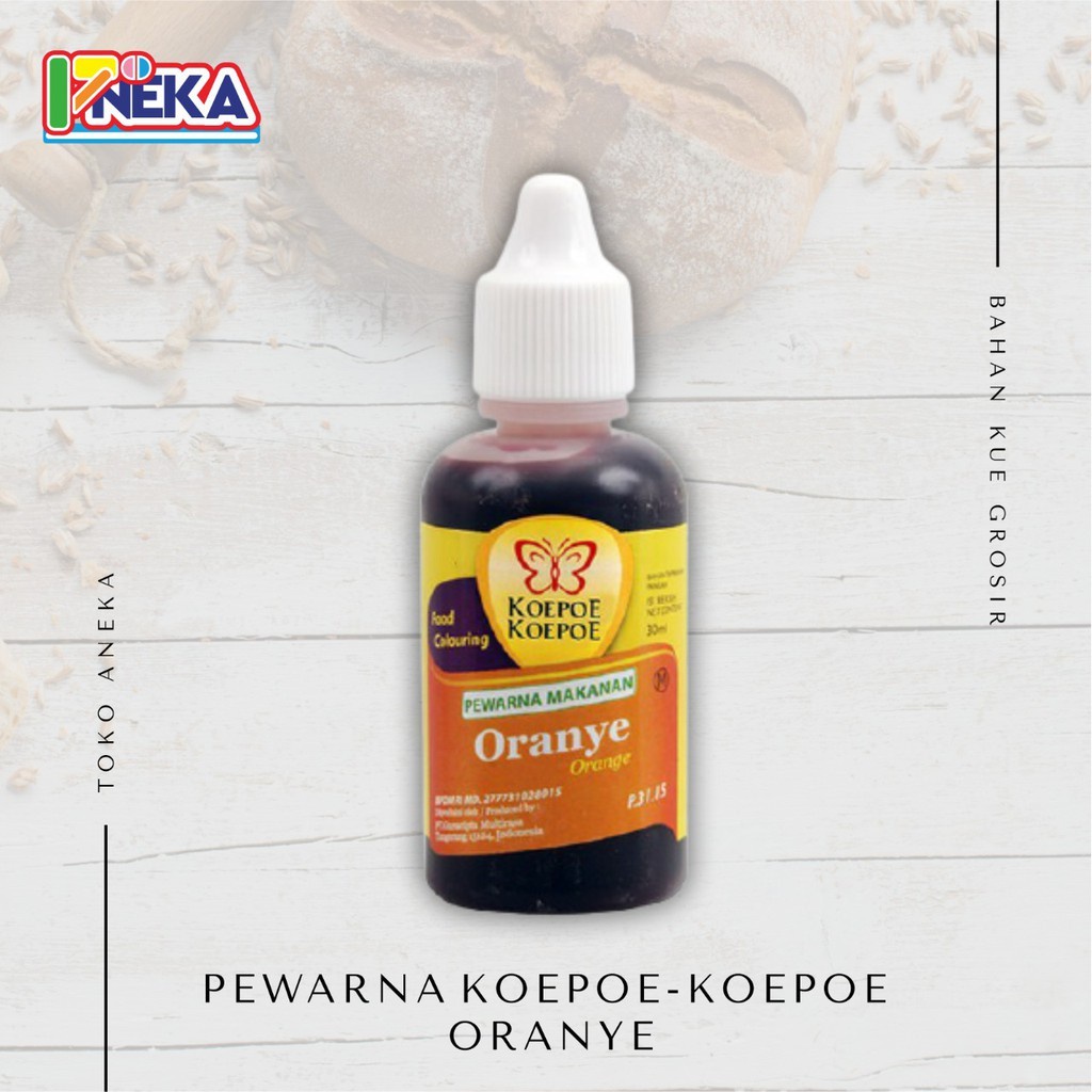 Pewarna Makanan Orange Koepoe-Koepoe 1pcs