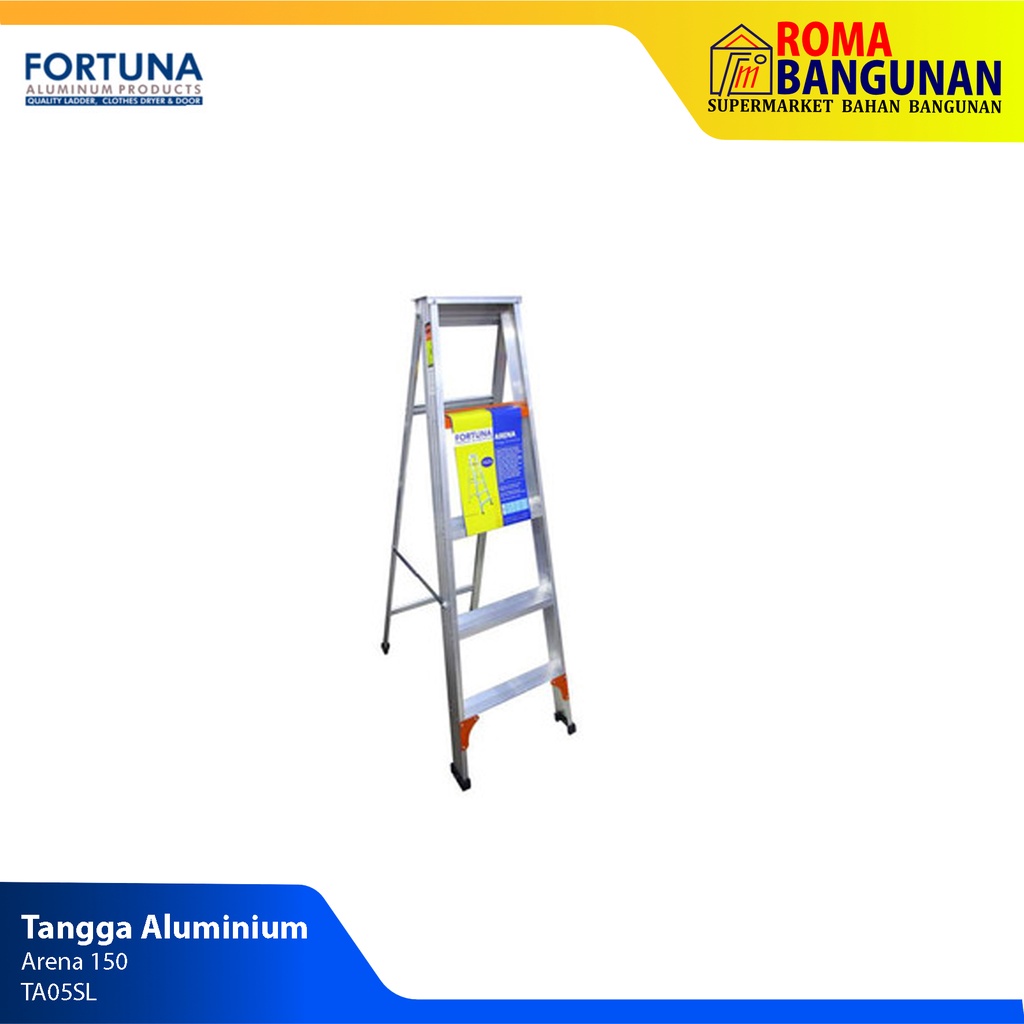 Fortuna Tangga lipat tangga aluminum ladder household Arena TA 05 TA05