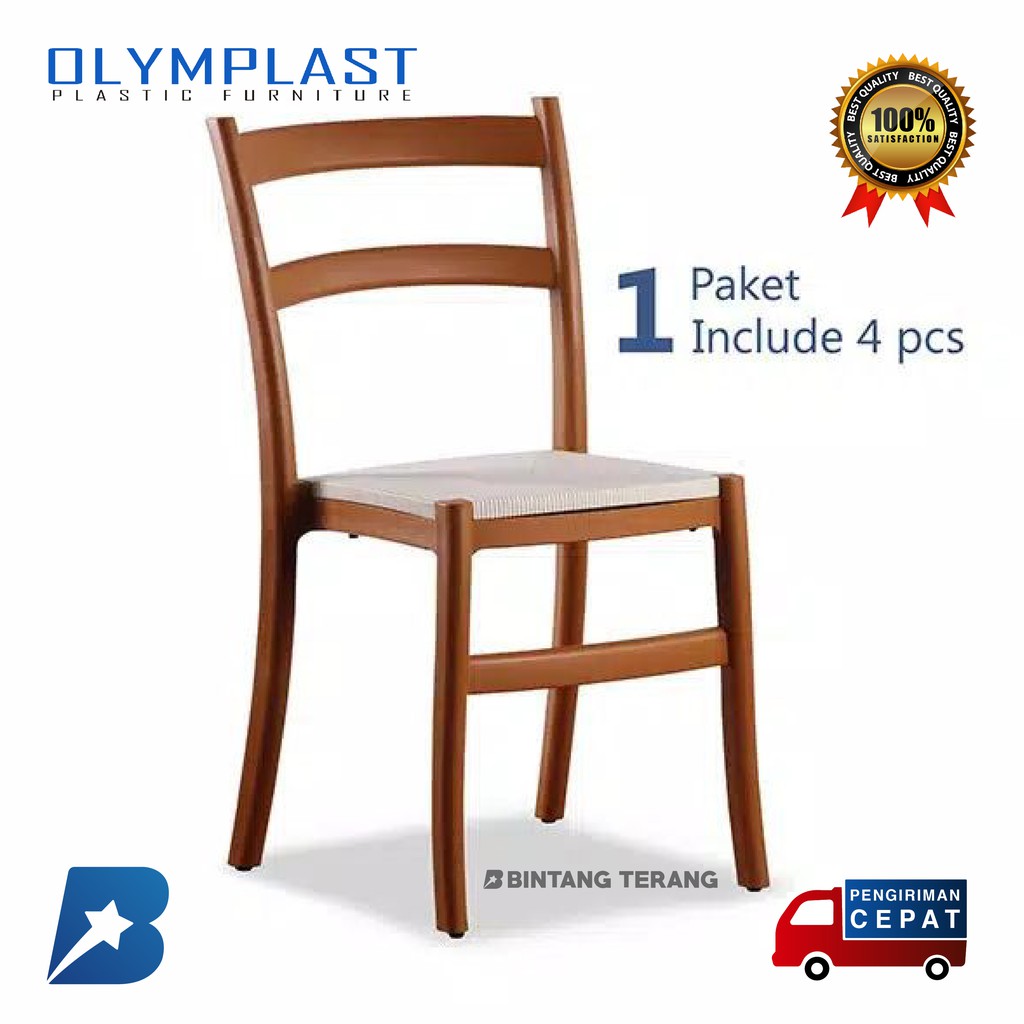 Kursi Plastik Olymplast OL 608 (4 pcs)