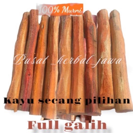Kayu secang batangan 1kg 100% full galih