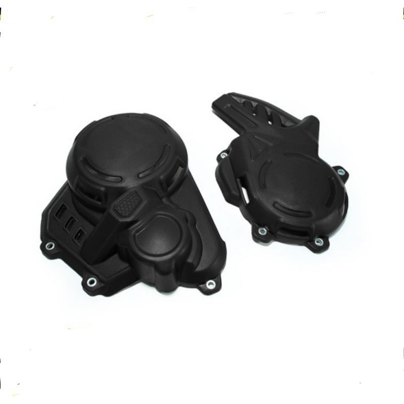 Tutup Cover Block Blok Mesin Engine Guard Yamaha WR 155 R Hitam Biru