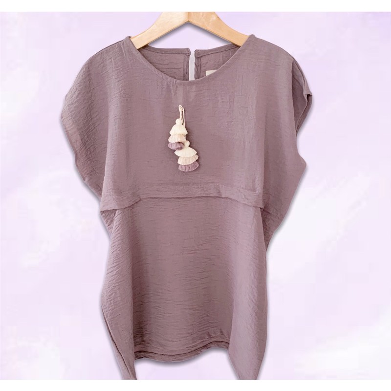 Sadiya Kaftan Anak - Dusty Lilac