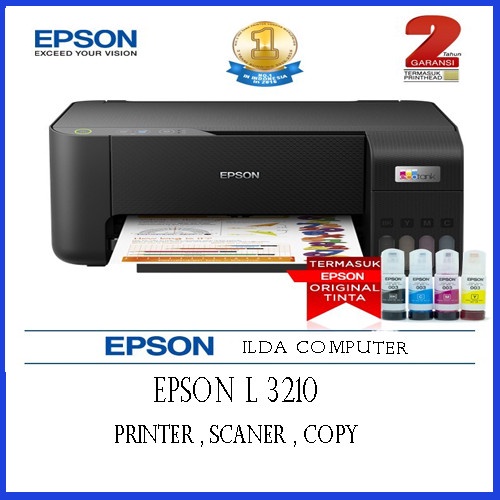 PRINTER EPSON L3210 Pengganti L3110 Model Terbaru