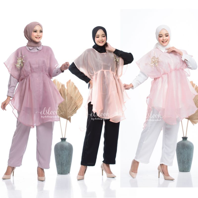 nagita set by elslook vanilla hijab series