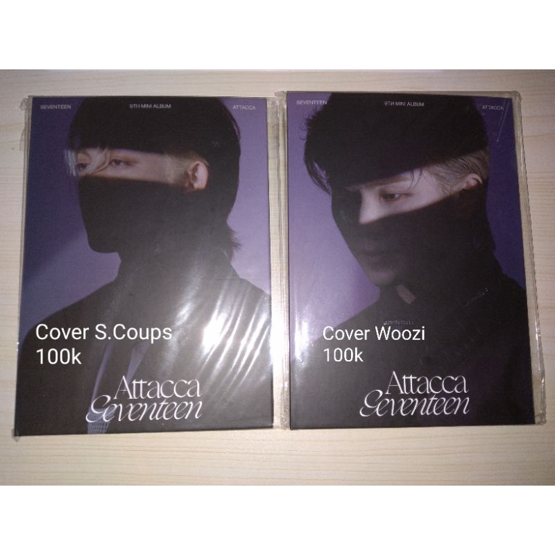 [WTS] ALBUM ONLY ATTACCA CARAT VER COVER SCOUPS & WOOZI (BINDER & 20 PC)