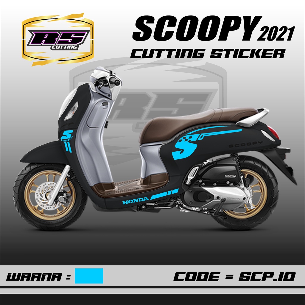 Cutting stiker motor scoopy all varian - Aksesoris Motor Honda Scoopy Prestige List Variasi Cutting 